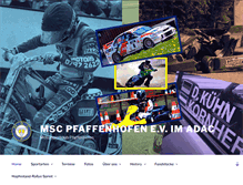Tablet Screenshot of msc-paf.de